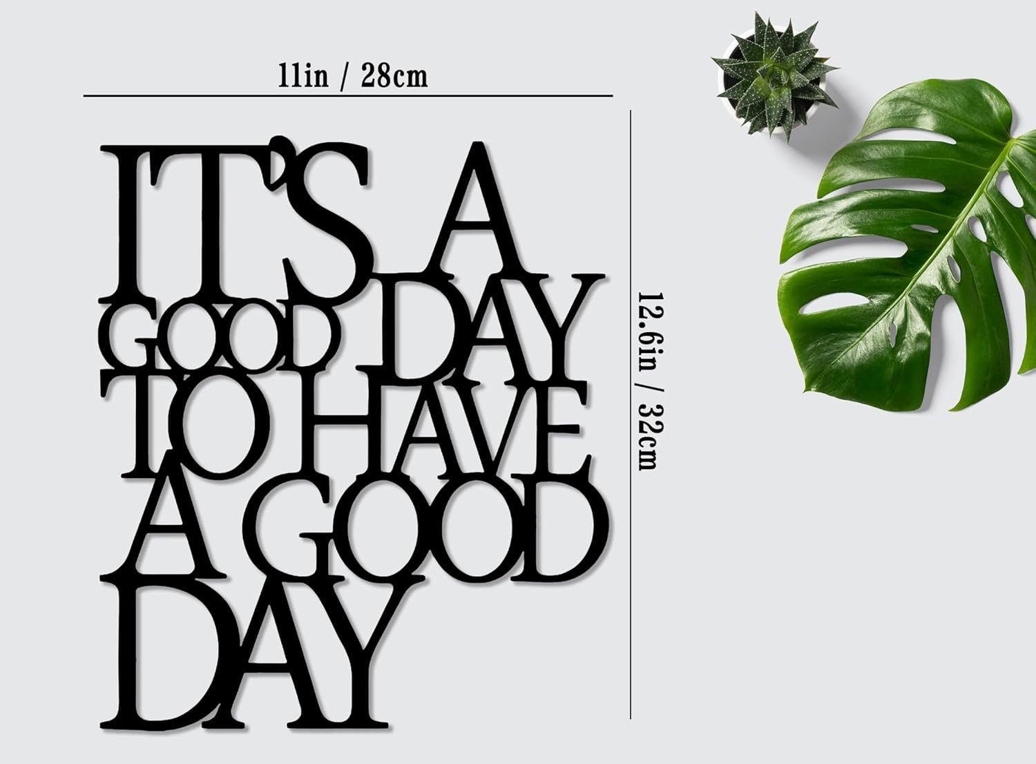 Benziso Motivational Metal Wall Art Inspirational Wall Decor Positive Quotes Wall Decor for Office Living Room Encouragement Gifts - Image 2