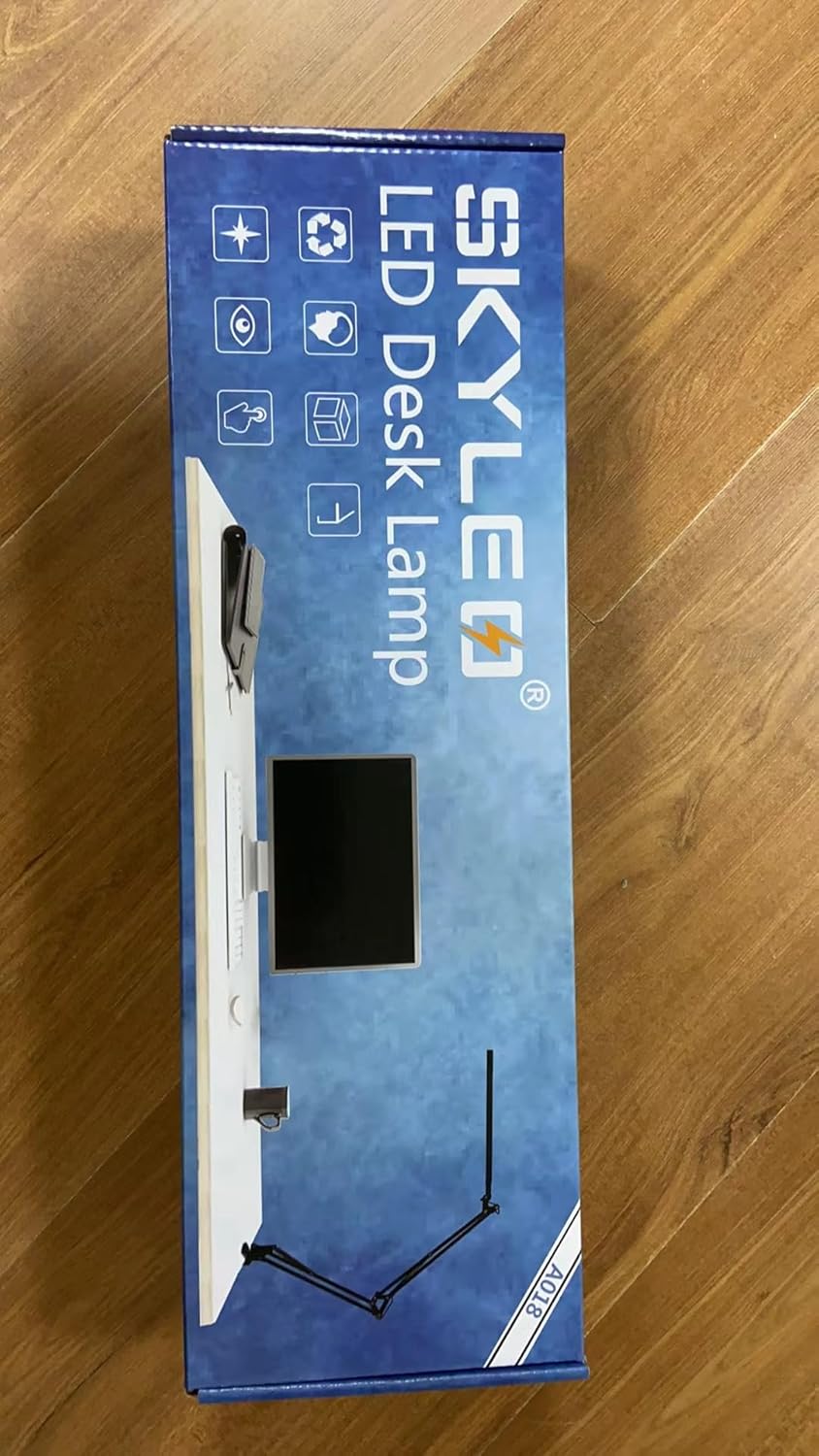 SKYLEO Led Desk Lamp - Desk Light for 31.5" Tall - 5 Color Modes X 11 Brightness Levels - Adjustable Swing Arm - Timmer & Memory Function - 12W Lamp for Desk - Black - Image 15