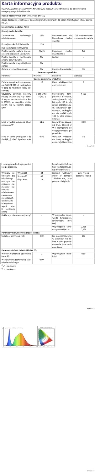 SKYLEO Led Desk Lamp - Desk Light for 31.5" Tall - 5 Color Modes X 11 Brightness Levels - Adjustable Swing Arm - Timmer & Memory Function - 12W Lamp for Desk - Black - Image 23